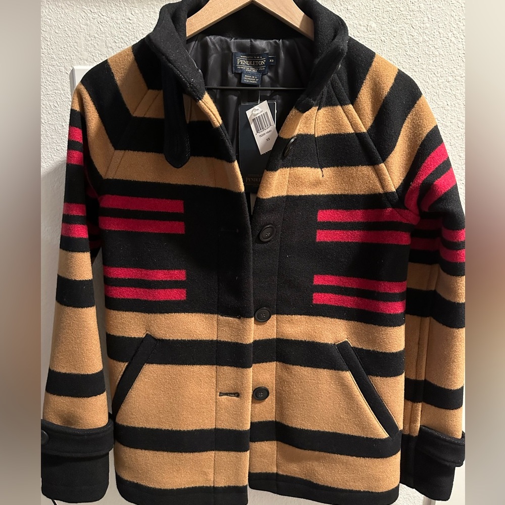 Pendleton Women's Button Front Toboggan Coat